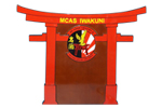 MCAS Iwakuni Torii Gate Cut-Out Plaque